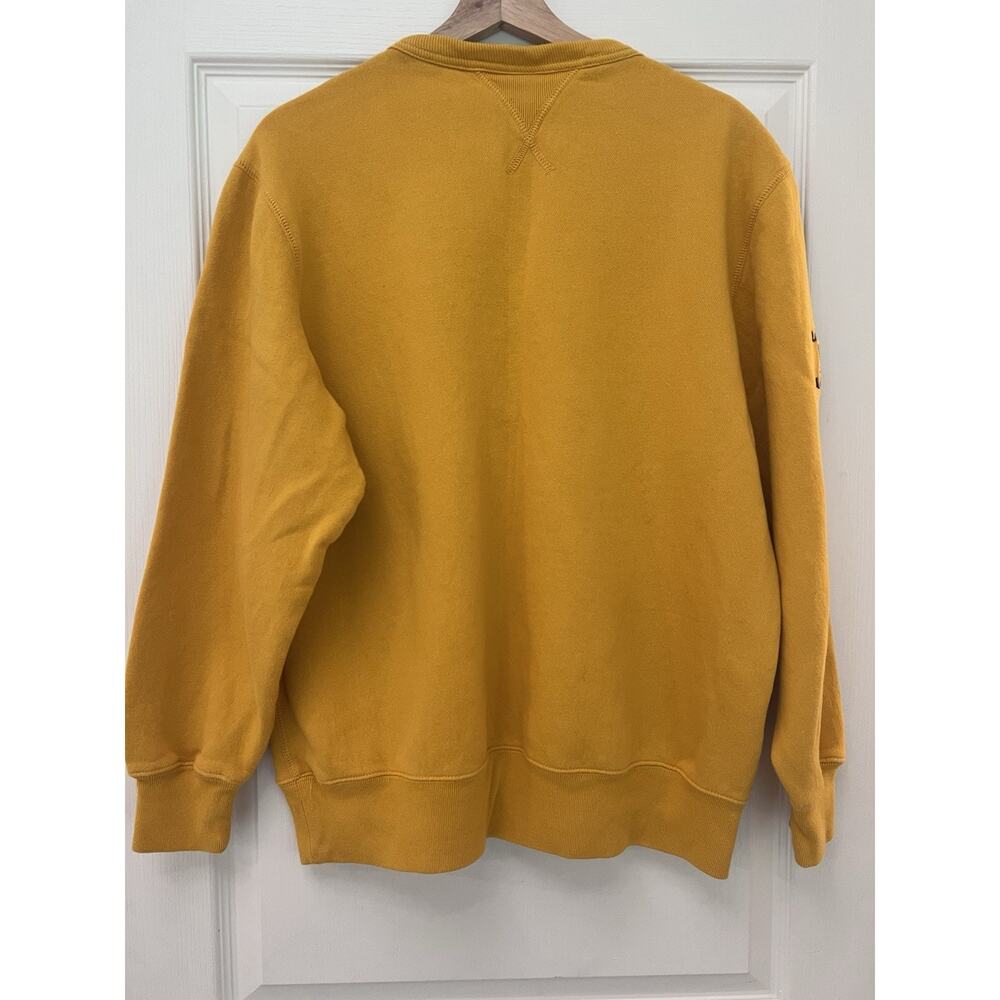 Vintage Polo Jeans Co Ralph Lauren Yellow Crewneck Sweatshirt Logo Medium - Picture 3 of 8